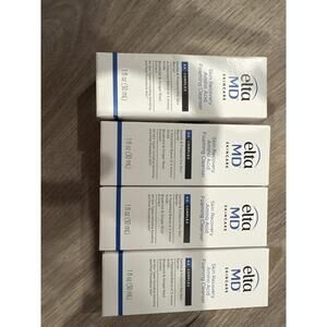 Elta MD Skin Recovery Foaming Cleanser 1 fl oz (30 ml) Lot of 4